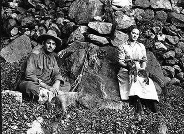 Ben and Bertha Overturff, Deer Park Cabin