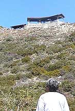 Don Johnson's first view of Inspiration Pt. Pavillion