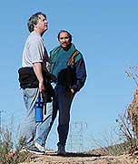 Don & Bhushan on trail to Echo Mountain